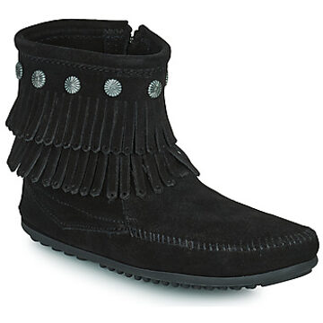 Minnetonka Laarzen Minnetonka DOUBLE FRINGE SIDE ZIP BOOT" Zwart - 36,37,38,41