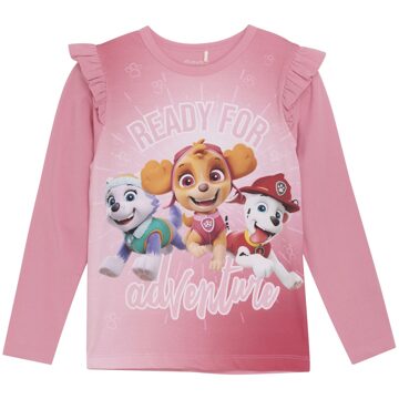 Minymo Meisjes shirt - Roze - Maat 104