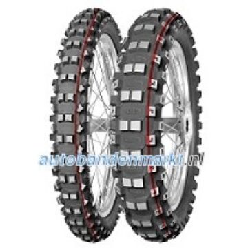 Mitas motorcycle-tyres Mitas Terra Force-MX MH ( 100/100-18 TT 59M Achterwiel, Rubbermengsel Medium HARD, NHS, rot & gruen )