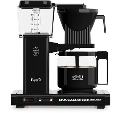 MOCCAMASTER KBG SELECT Koffiefilter apparaat Zwart