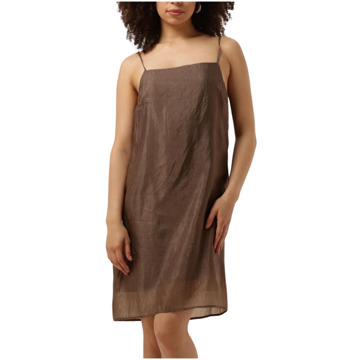 MODSTROM Elegante Bruine Mini Jurk Modström , Brown , Dames - Xl,L,M,S