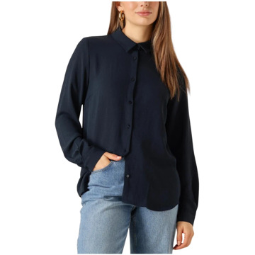 MODSTROM Elegante Navy Blouse voor Vrouwen Modström , Blue , Dames - Xl,L,M,S,Xs