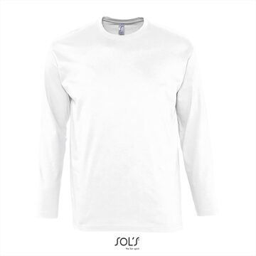 Monarch Longsleeve Heren - Kleur: Wit, Maat: S