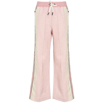 Moncler Roze katoen-fleece broek Moncler , Pink , Dames - S