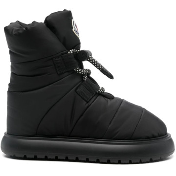 Moncler Zwarte enkellaarzen voor vrouwen Moncler , Black , Dames - 39 Eu,41 Eu,40 EU