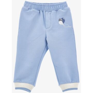 Monnalisa Jongens joggingbroek celeste panna Aqua blauw - 98