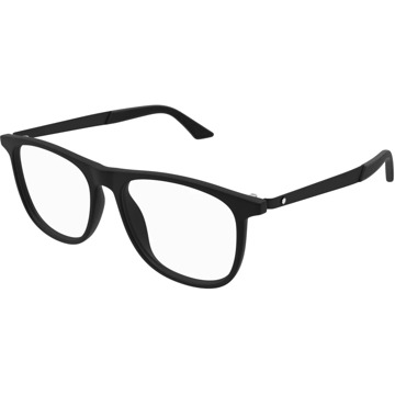 Montblanc Glasses Montblanc , Black , Heren - 55 MM