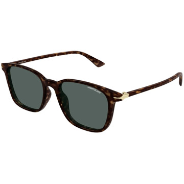 Montblanc Mb0338S 004 Sunglasses Montblanc , Brown , Heren - 52 MM