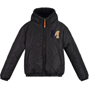 Moodstreet jongens winterjas Zwart - 122-128