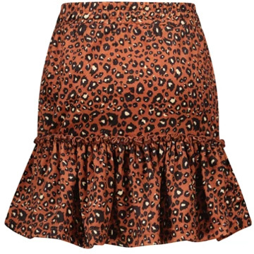 Moodstreet meisjes rok Bruin - 122-128