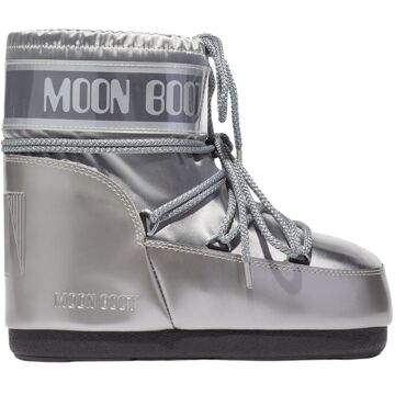 Moon Boot Metallic Enkellaarzen voor Vrouwen Moon Boot , Gray , Dames - 39 Eu,36 EU
