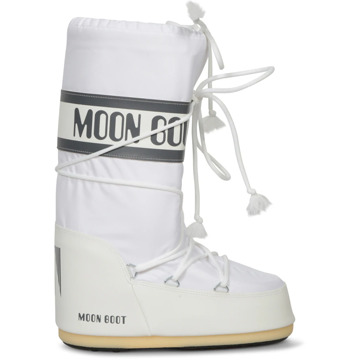 Moon Boot Witte Enkellaarsjes voor Vrouwen Moon Boot , White , Dames - 35 Eu,39 EU