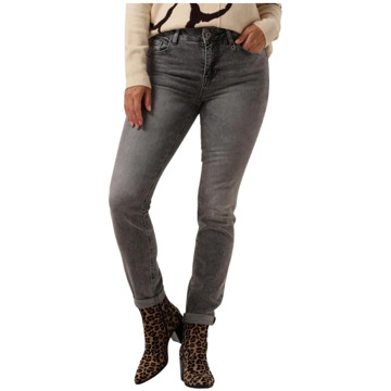 Mos Mosh Chic Slim Fit Jeans MOS Mosh , Gray , Dames - W31,W28