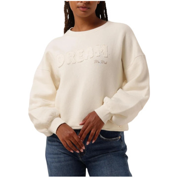 Mos Mosh Ecru Sweatershirt Marit O-ls MOS Mosh , Beige , Dames - Xl,L,M,S