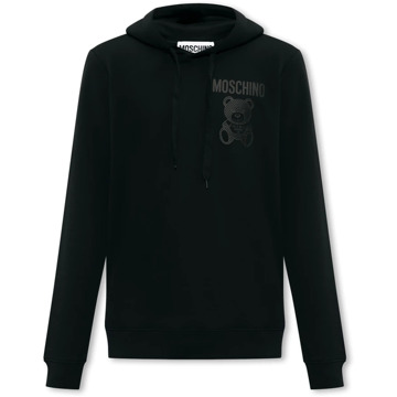 Moschino Hoodie met logo Moschino , Black , Heren - L,M