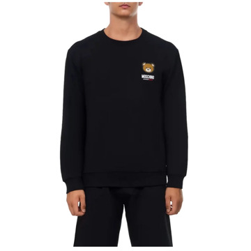 Moschino Katoenmix hoodie stijl sweatshirt Moschino , Black , Heren - Xl,L,M,S,Xs