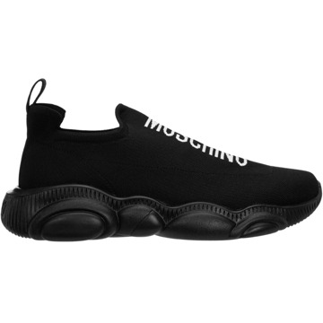 Moschino Schattige Sneakers met Effen Patroon Moschino , Black , Heren - 42 Eu,43 Eu,44 Eu,40 Eu,41 EU