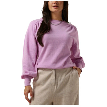 Moss Copenhagen Paarse Pullover Trui voor Vrouwen Moss Copenhagen , Purple , Dames - Xs/S,M/L