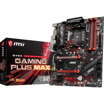 MSI B450 GAMING PLUS MAX moederbord AMD B450 Socket AM4 ATX