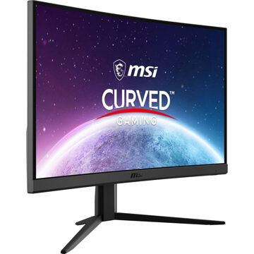 MSI Curved PC Gamer-scherm - MSI - G24C4 E2 - 24 FHD - VA-paneel - 180Hz - 1 ms - 2 x HDMI / 1 x Displayport