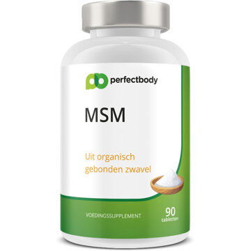 MSM Tabletten - 90 Tabletten - PerfectBody.nl