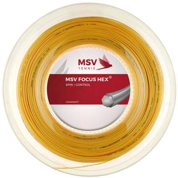 MSV Focus-HEX Rol Snaren 200m geel - 1.18