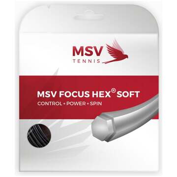 MSV Focus-HEX Soft Set Snaren 12m zwart - 1.30