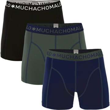 Muchachomalo 3P Basiscollectie Heren Boxershorts - Maat S