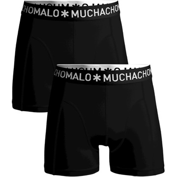 Muchachomalo Basiscollectie Heren Boxershorts - 2 pack - Zwart - Maat XXL