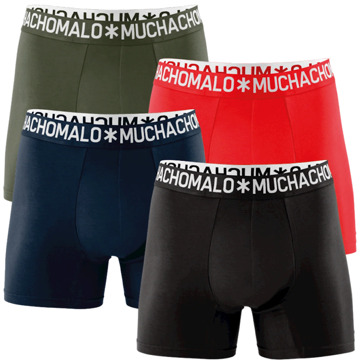 Muchachomalo boxershort (set van 4) Zwart - 7 (XL)