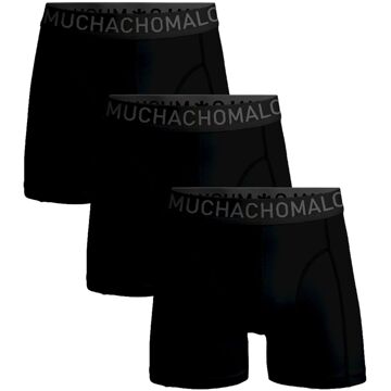 Muchachomalo Microfiber Boxers Heren (3-pack) zwart - S