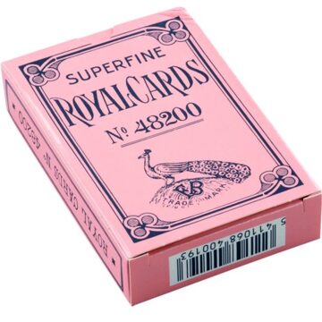 Muller Speelkaarten hondjeskaarten geplastificeerd blauw of roze