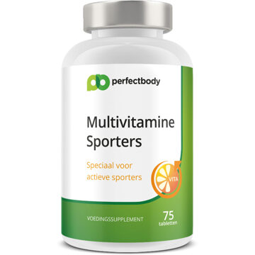 Multivitamine Sporters - 75 Tabletten - PerfectBody.nl