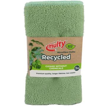 Multy Eco microvezeldoeken 3-pack Groen