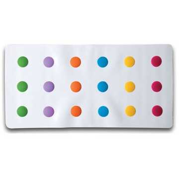 Munchkin Dandy Dots Bad Mat - Anti-Slip Mat voor in Bad Wit