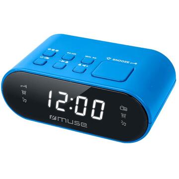 Muse FM wekkerradio blauw