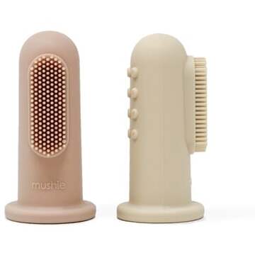 Mushie Toothbrush - blush/Sand