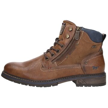 Mustang Veterschoenen Hoog Cognac - 41