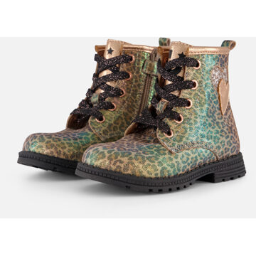 Muyters Leopard Veterboots goud Leer - 22,23,24,25,26,27