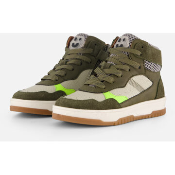 Muyters Sneakers groen Leer - 24,25,26,27,28,29,30,31,32,33,34