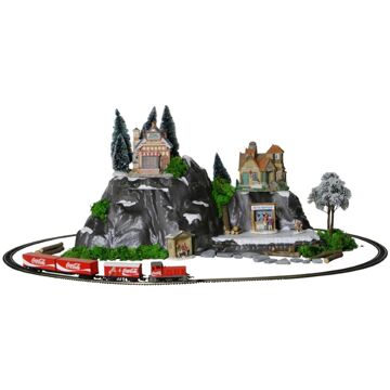 My Village Coca-cola kerst trein 1:76 Multikleur