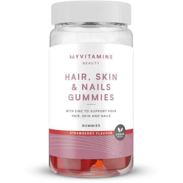 Myvitamins Vegan Gummies voor huid, haar en nagels - 60gummies - Aardbei