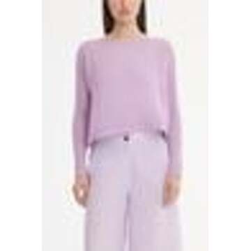 Naadloze trui - kort Lilac - ONE SIZE,