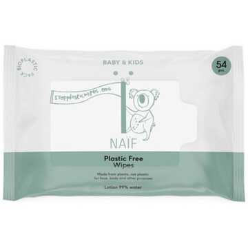 Naïf Billendoekjes - 1 x 54 - 54 doekjes - Plastic vrije & Biologisch