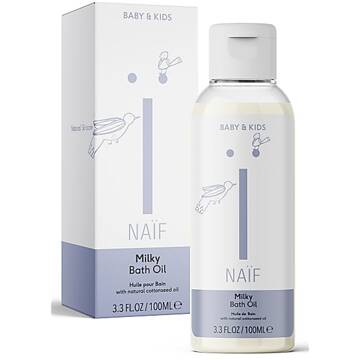 Naïf Care - Milky Bath Oil - 100 Ml - Met Natuurlijke Katoenzaadolie