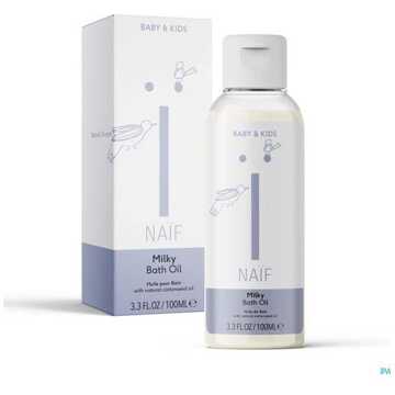 Naïf Care - Milky Bath Oil - 100 Ml - Met Natuurlijke Katoenzaadolie