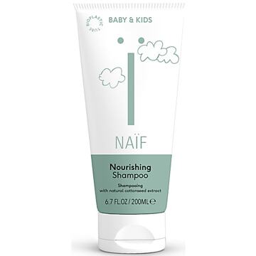 Naïf Care - Nourishing Shampoo - 200 Ml - Met Natuurlijke Katoenzaad Extract