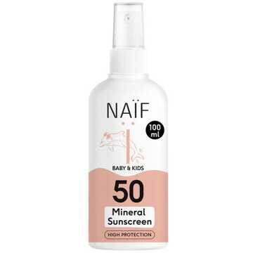 Naïf Zonnebrand Spray Baby & Kids SPF50 100ml