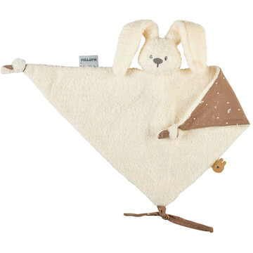 Nattou Lapidou maxi knuffeldoek teddy vanille Beige