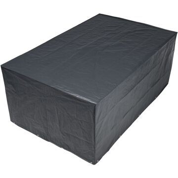 Nature Beschermhoes voor tuinset vierkant grijs PE H90x225x143cm